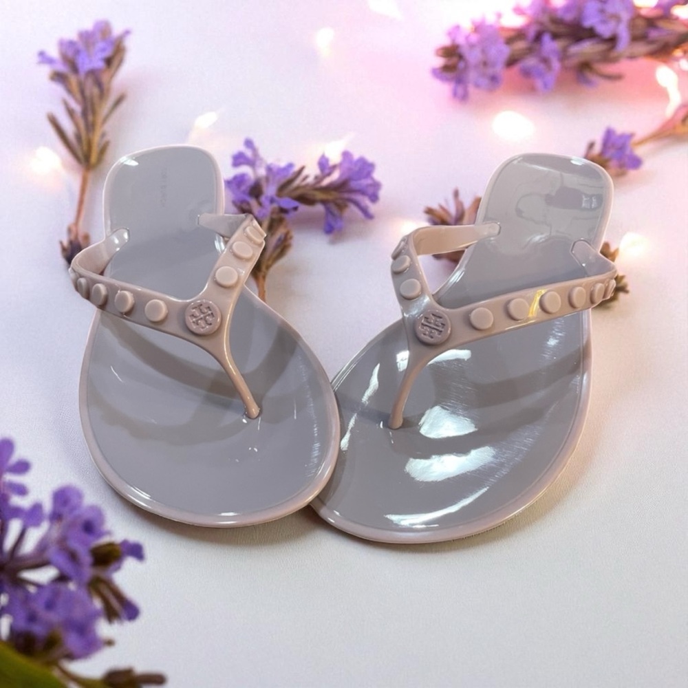 NIB Tory Burch Lilac/light Purple flip flops